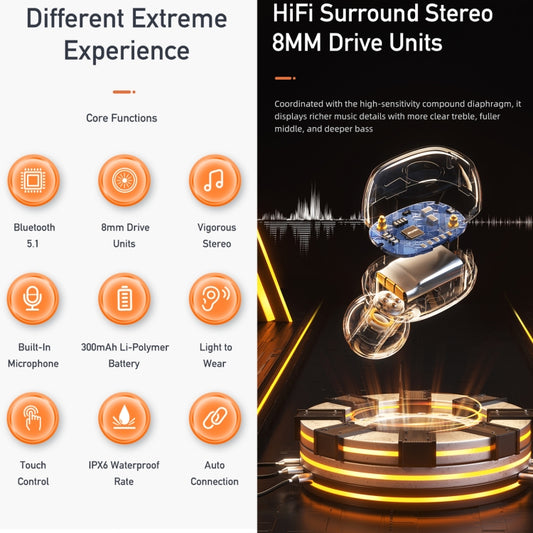 awei T13 Pro Bluetooth V5.1 Sports Headset (Blue) - Bluetooth Earphone by awei | Online Shopping UK | buy2fix