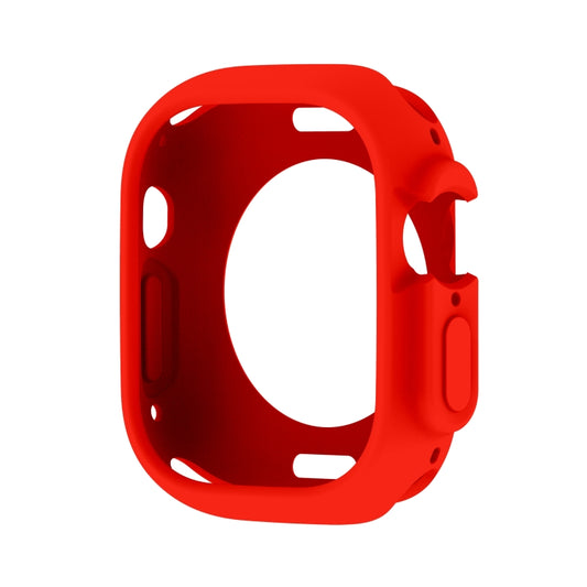 For Apple Watch Ultra 3 / 2 / 1 49mm Candy TPU Protective Case(Red) by buy2fix
