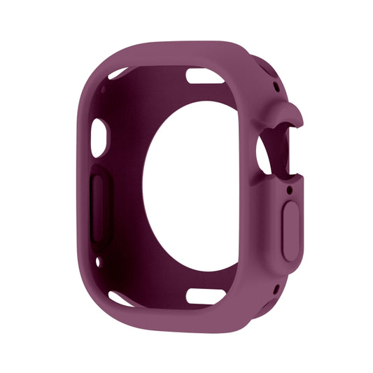 For Apple Watch Ultra 3 / 2 / 1 49mm Candy TPU Protective Case(Plum) by buy2fix