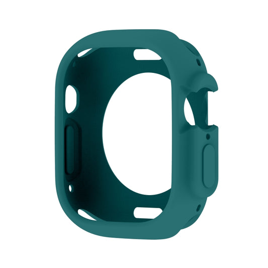For Apple Watch Ultra 3 / 2 / 1 49mm Candy TPU Protective Case(Dark Green) by buy2fix
