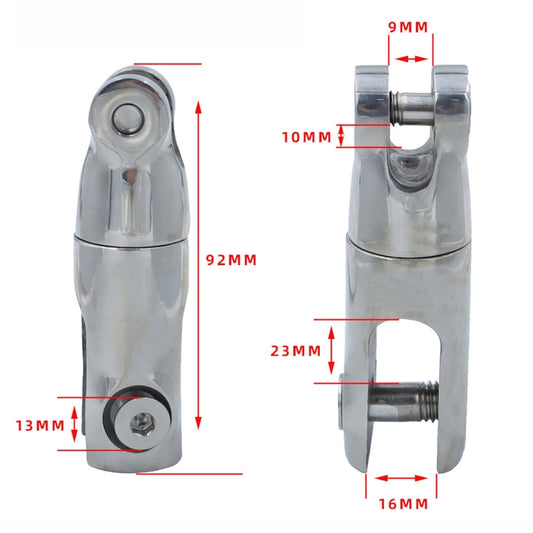 Two Stage 6-8mm 316 Stainless Steel Marine Anchor Rotary Joint by buy2fix