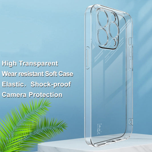 For iPhone 14 Pro Max imak UX-5 Series Shockproof TPU Protective Phone Case(Transparent) by imak