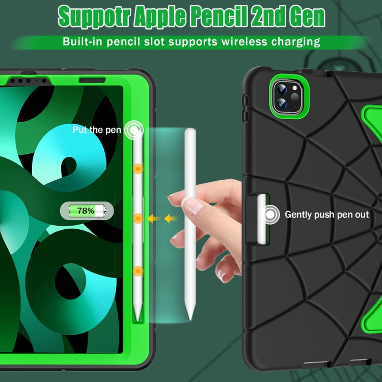 For iPad Pro 11 2018/2020/2021 / Air5 10.9 2022 / Air4 10.9 2020 Shockproof Protective Tablet Case(Black+Green) - iPad Pro 11 (2022/2021) Cases by buy2fix | Online Shopping UK | buy2fix