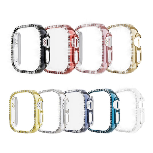 For Apple Watch Ultra 3 / 2 / 1 49mm Diamond Hollow PC Watch Case(Transparent) by buy2fix