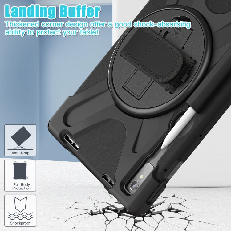 For Lenovo Pad Pro 11.2 2022 TB-138FC/132FU Silicone + PC Protective Tablet Case(Black) - Lenovo by buy2fix | Online Shopping UK | buy2fix