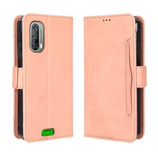 For Blackview BV7100 Skin Feel Calf Texture Card Slots Leather Phone Case(Pink) by buy2fix