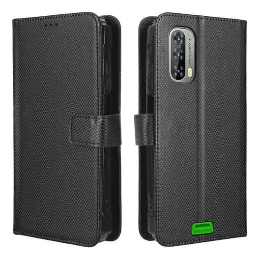 For Blackview BV7100 Diamond Texture Leather Phone Case(Black) by buy2fix