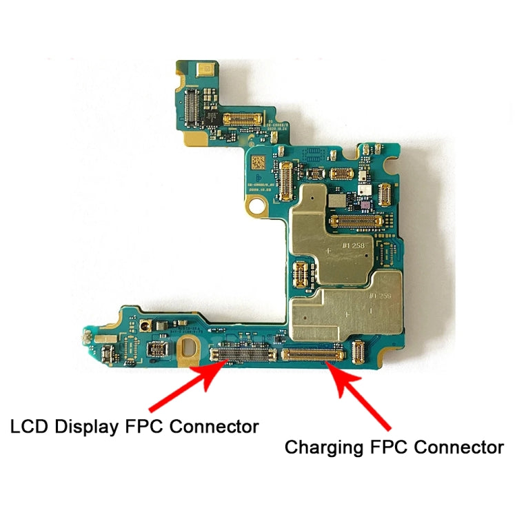 For Samsung Galaxy S21 Ultra 5G SM-G998 10pcs LCD Display FPC Connector On Motherboard - FPC Connector by buy2fix | Online Shopping UK | buy2fix
