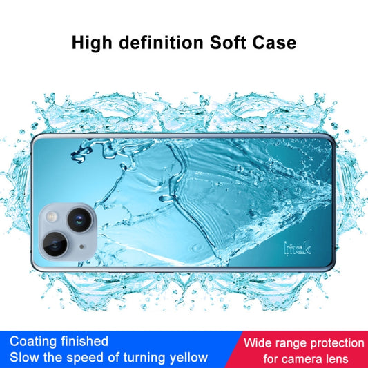 For iPhone 14 imak UX-10 Series Shockproof TPU Phone Case(Transparent) by imak