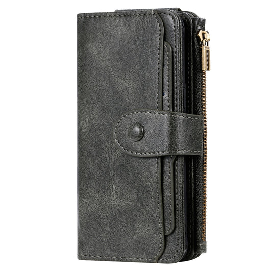 For Galaxy S8 Multifunctional Retro Detachable Magnetic Horizontal Flip Leather Case with Card Slots & Holder & Wallet & Photo Frame(Dark Green) - Galaxy Phone Cases by buy2fix | Online Shopping UK | buy2fix