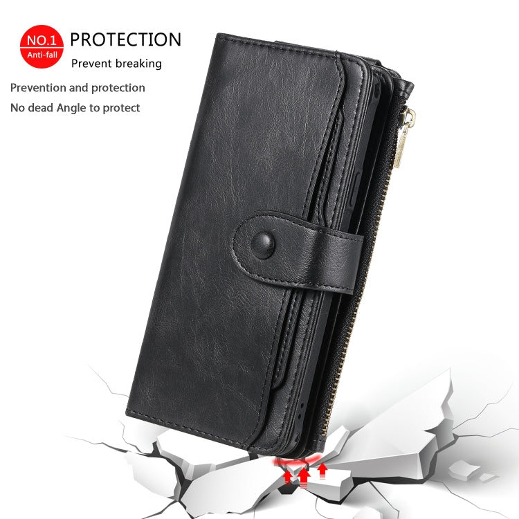 For Galaxy S9+ Multifunctional Retro Detachable Magnetic Horizontal Flip Leather Case with Card Slots & Holder & Wallet & Photo Frame(Black) - Galaxy Phone Cases by buy2fix | Online Shopping UK | buy2fix