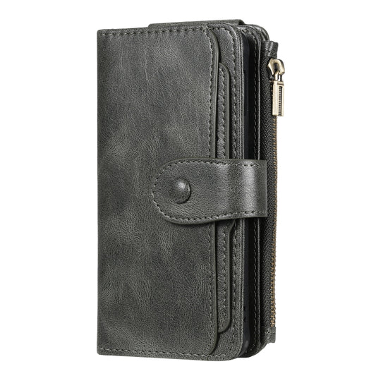 For Galaxy S10e Multifunctional Retro Detachable Magnetic Horizontal Flip Leather Case with Card Slots & Holder & Wallet & Photo Frame(Dark Green) - Galaxy Phone Cases by buy2fix | Online Shopping UK | buy2fix