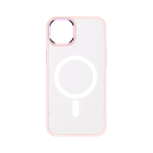 For iPhone 14 TOTU Golden Shield Skin-feel MagSafe Phone Case(Pink) - iPhone 14 Cases by TOTUDESIGN | Online Shopping UK | buy2fix