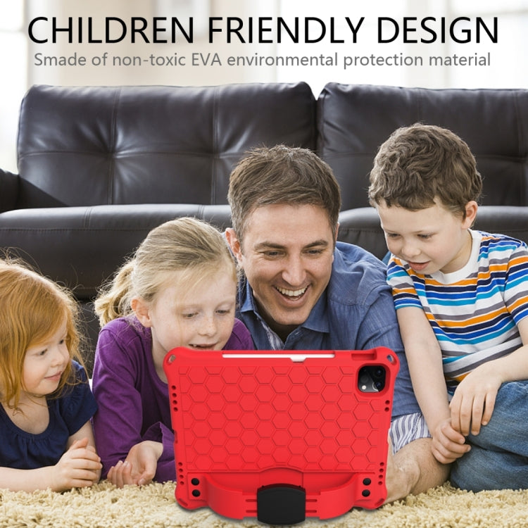 For iPad 2025 / 2022 Honeycomb Design EVA + PC Anti Falling Tablet Protective Case(Red Black) - iPad 2025 / 2022 Cases by buy2fix | Online Shopping UK | buy2fix