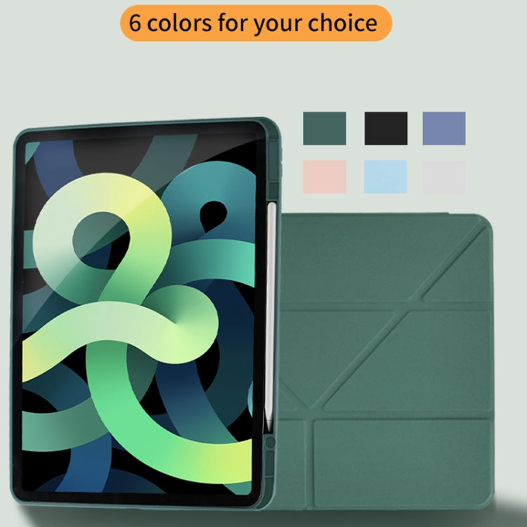 Acrylic 2 in 1 Y-fold Smart Leather Tablet Case For iPad Pro 12.9 2022 / 2021 / 2020 / 2018(Grey) - iPad Pro 12.9 (2022/2021) Cases by buy2fix | Online Shopping UK | buy2fix