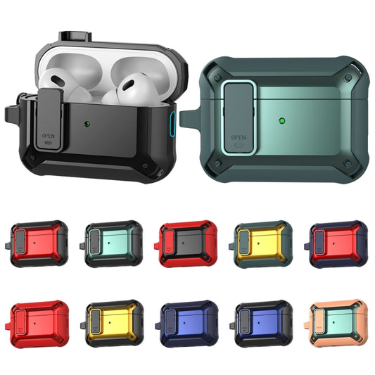 For AirPods Pro 2 Bumblebee Wireless Earphones Silicone Case with Switch & Lanyard Hole(Blue) by buy2fix