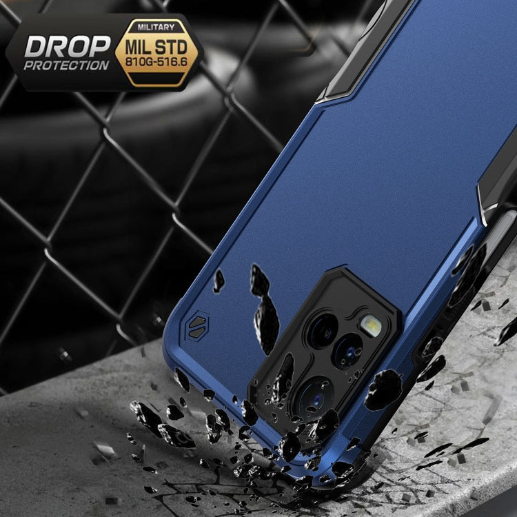 For vivo Y21 / Y21s / Y33 Non-slip Shockproof Armor Phone Case(Black) by buy2fix