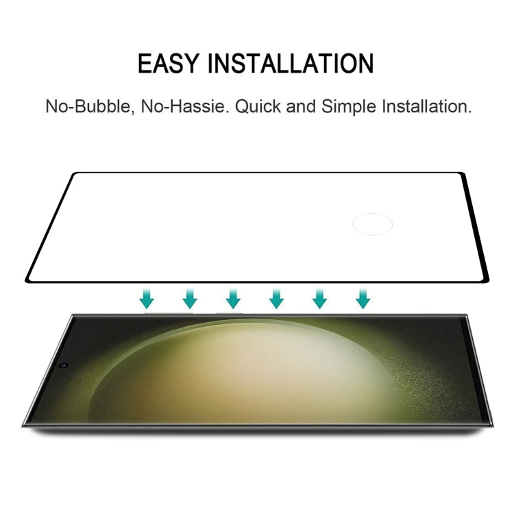 For Samsung Galaxy S23 Ultra 5G 25pcs 3D Curved Edge Full Screen Full Glue Tempered Glass Film by buy2fix