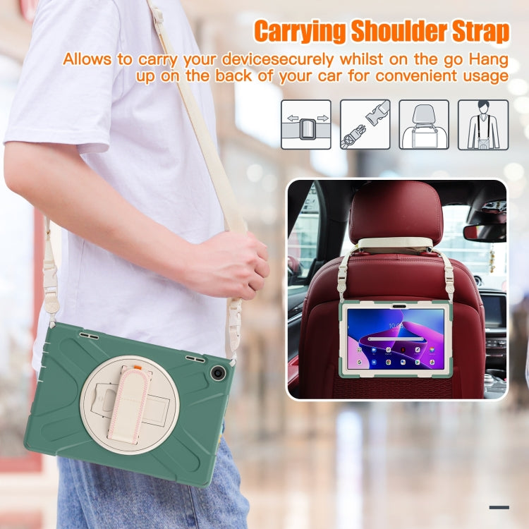 For Lenovo Tab M10 10.1 3rd Gen Silicone + PC Protective Tablet Case(Emerald) by buy2fix