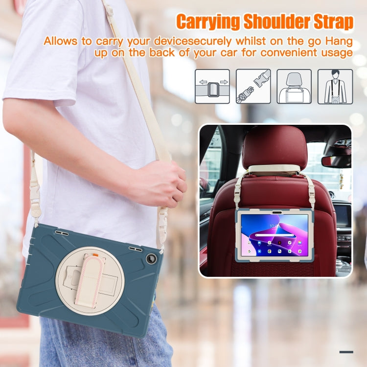 For Lenovo Tab M10 10.1 3rd Gen Silicone + PC Protective Tablet Case(Cornflower Blue) by buy2fix