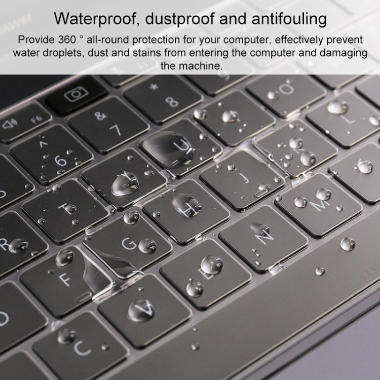 For Huawei MateBook X Pro (2019 / 2020) Transparent and Dustproof TPU Laptop Keyboard Protective Film by buy2fix