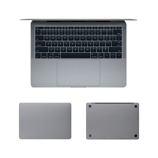 For MacBook Pro Retina 13.3 inch A1425 / A1502 4 in 1 Upper Cover Film + Bottom Cover Film + Full-support Film + Touchpad Film Laptop Body Protective Film Sticker(Space Gray) - Protector Sticker by buy2fix | Online Shopping UK | buy2fix