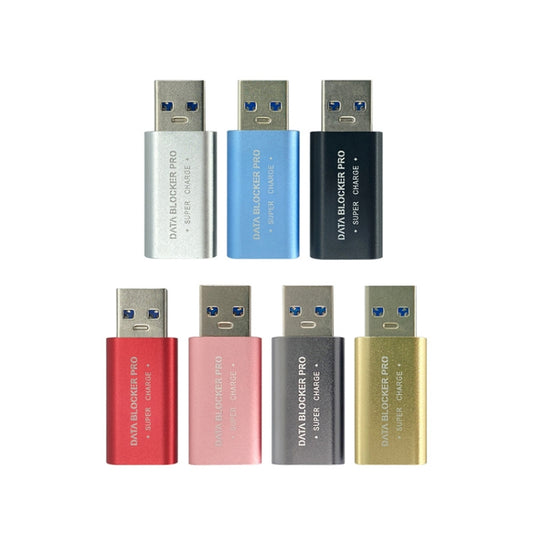 GE06 USB Data Blocker Fast Charging Connector(Silver) by buy2fix