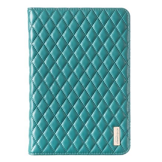For iPad mini 5 / 4 / 3 / 2 / 1 Elegant Rhombic Texture Horizontal Flip Leather Tablet Case(Green) - More iPad Cases by buy2fix | Online Shopping UK | buy2fix