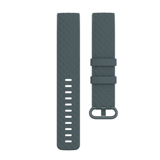 Color Buckle TPU Wrist Strap Watch Band for Fitbit Charge 4 / Charge 3 / Charge 3 SE, Size: S(Rock Teal) by buy2fix
