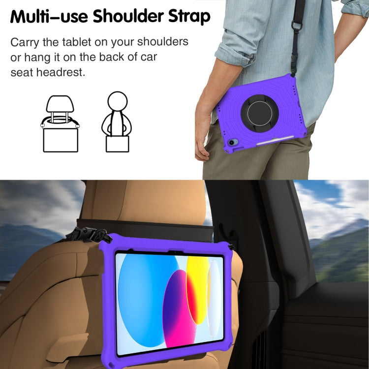 For iPad 2025 / 2022 Spider King Silicone Protective Tablet Case(Purple) - iPad 2025 / 2022 Cases by buy2fix | Online Shopping UK | buy2fix