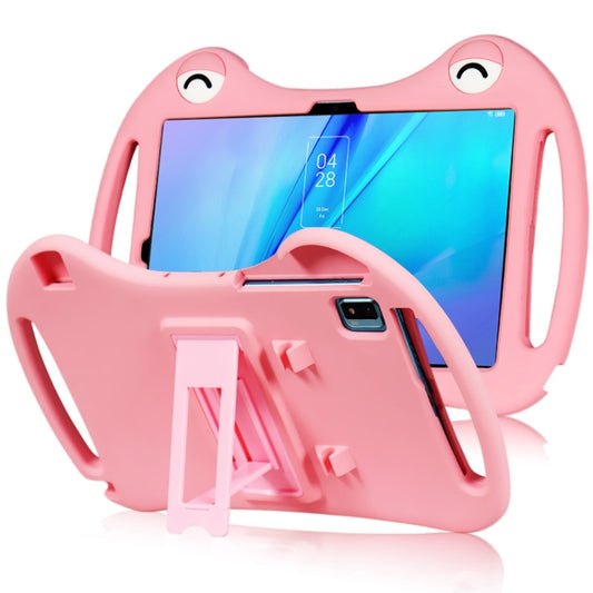 For TCL Tab 10s 2021 Cartoon Silicone Shockproof Protective Tablet Case with Stand(Pink) - Others by buy2fix | Online Shopping UK | buy2fix