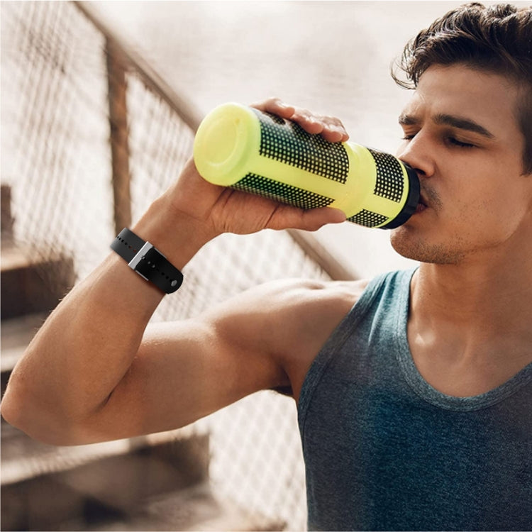 For Suunto 5 Peak Silicone Watch Band(Black) by buy2fix