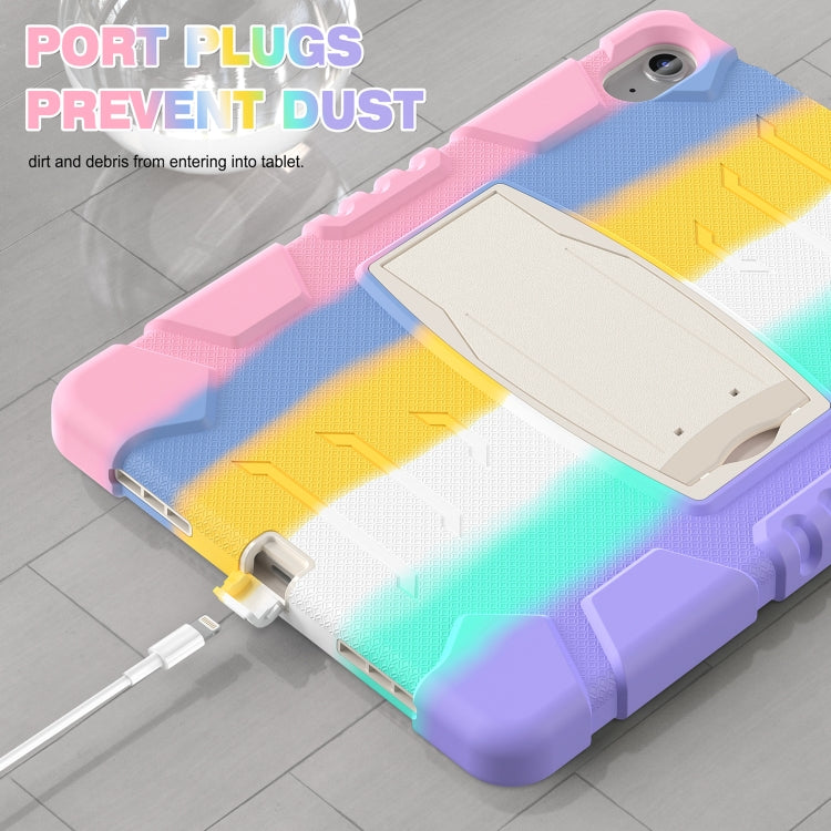 For iPad 2025 / 2022 3-Layer Protection Screen Frame + PC + Silicone Tablet Case(Colorful Pink) - iPad 2025 / 2022 Cases by buy2fix | Online Shopping UK | buy2fix