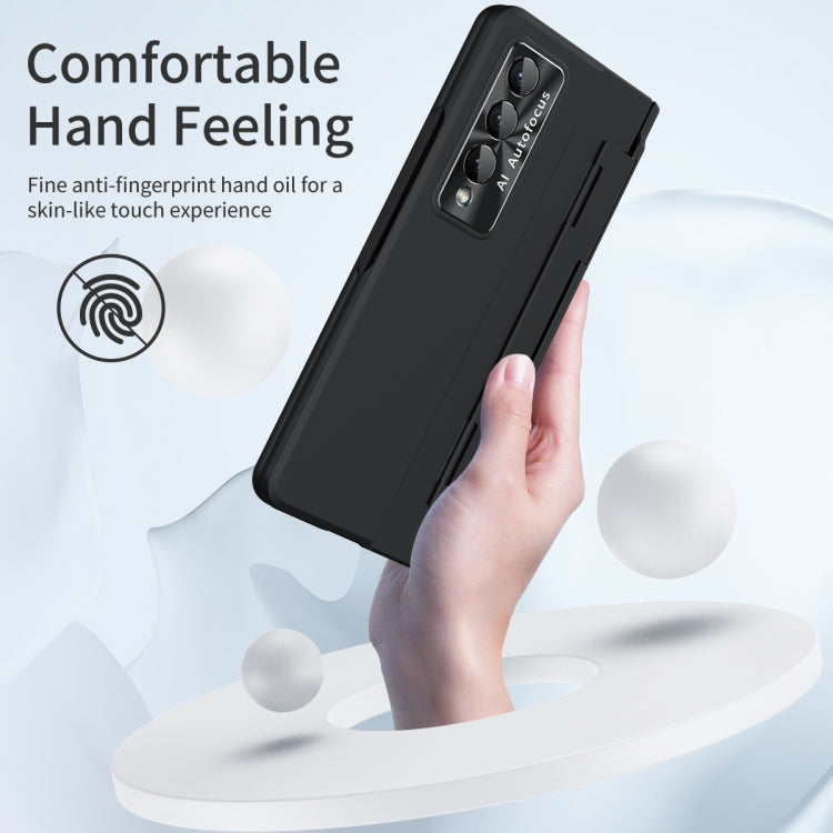 For Samsung Galaxy Z Fold3 5G Integrated Full Coverage Phone Case with Hinge(Black) - Galaxy Phone Cases by buy2fix | Online Shopping UK | buy2fix