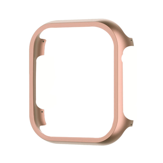 For Apple Watch Ultra 3 / 2 / 1 49mm Aluminum Alloy Frame Protective Case(Rose Gold) by buy2fix