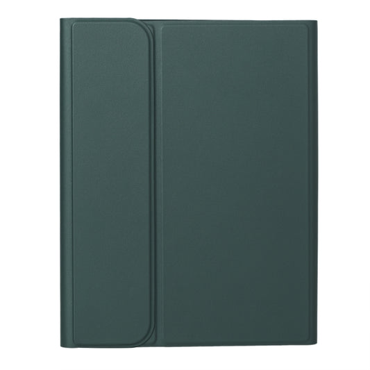 For iPad 10th Gen 10.9 2022 SA-10C Bluetooth Touch Keyboard Leather Tablet Case with Pen Slot(Dark Green) by buy2fix