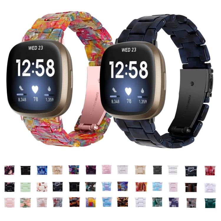 For Fitbit Versa 3 / Sense Universal Resin Watch Band(White) by buy2fix