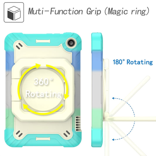 For Amazon Kindle Fire 7 2022 Silicone + PC Bracelet Holder Tablet Case(Bright Green) - Amazon by buy2fix | Online Shopping UK | buy2fix