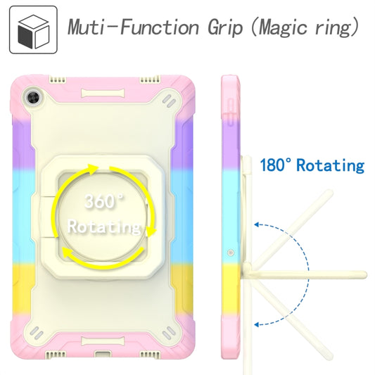 For Lenovo Tab M10 Plus 10.6 3rd Gen 2022 Silicone + PC Bracelet Holder Tablet Case(Bright Pink) - Lenovo by buy2fix | Online Shopping UK | buy2fix