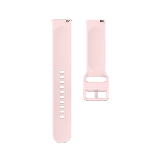 23mm Color Buckle Silicone Wrist Strap Watch Band for Fitbit Versa 2 / Versa / Versa Lite / Blaze, Size: S(Pink) by buy2fix