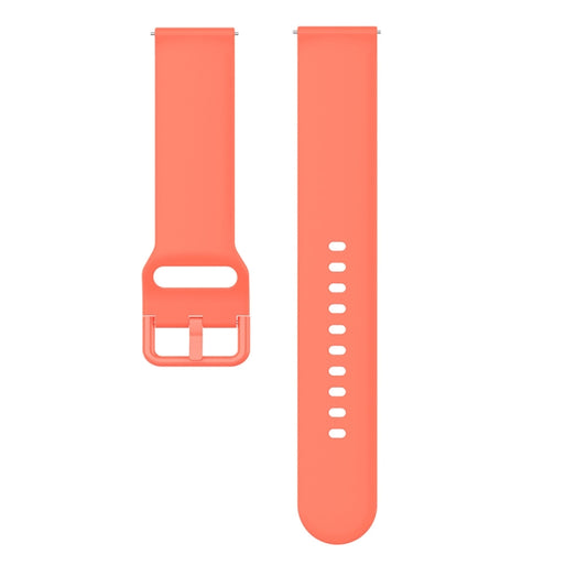 23mm Color Buckle Silicone Wrist Strap Watch Band for Fitbit Versa 2 / Versa / Versa Lite / Blaze, Size: S(Watermelon Red) by buy2fix