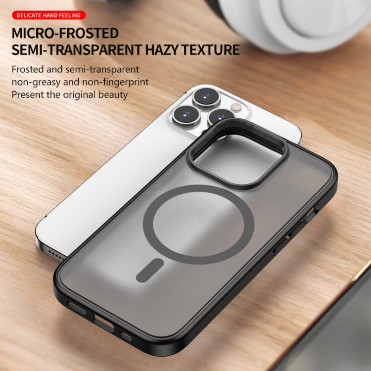 For iPhone 14 Pro Max Skin Feel Frosted Magsafe Phone Case(Black) by buy2fix