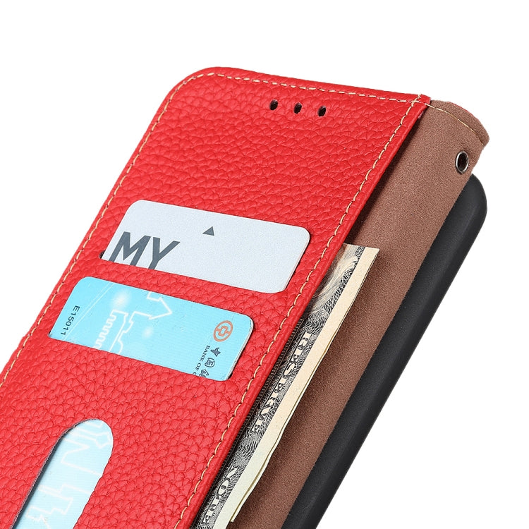 For Nokia X30 5G KHAZNEH Litchi Genuine Leather Phone Case(Red) - Nokia Cases by buy2fix | Online Shopping UK | buy2fix