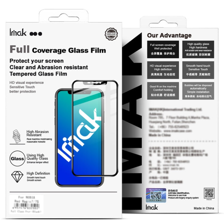 For Honor X40 5G imak 3D Curved Full Screen Tempered Glass Film by imak