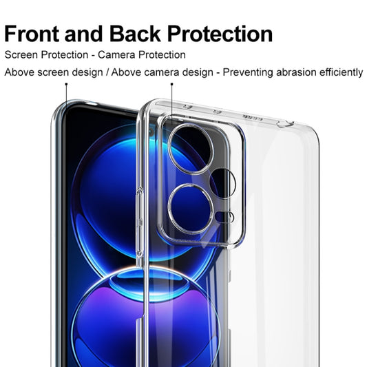 For Xiaomi Redmi Note 12 Pro+ 5G India imak Wing II Pro Series Wear-resisting Crystal Phone Protective Case(Transparent) by imak
