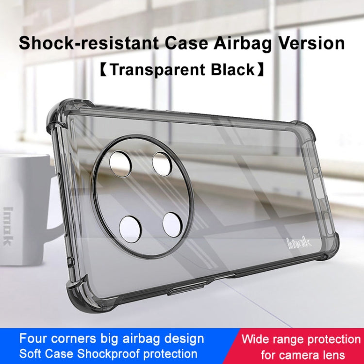 For Honor X30 5G/Magic4 Lite 5G/X40 GT 5G imak Shockproof Airbag TPU Phone Case(Transparent Black) by imak
