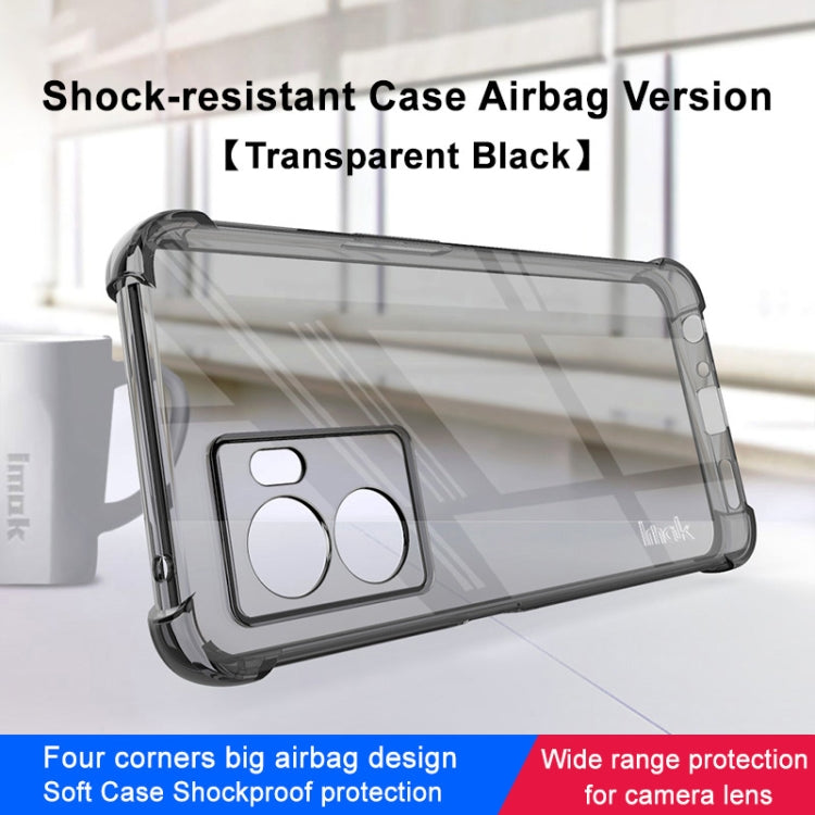 For Realme Narzo 50 5G/Q5i 5G/V23 5G/V23i 5G imak Shockproof Airbag TPU Phone Case(Transparent Black) by imak