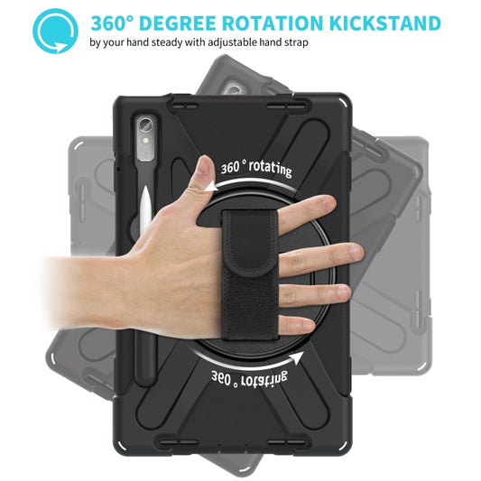 For Lenovo Tab P11 Pro Gen 2 Silicone + PC Protective Tablet Case(Black) - Lenovo by buy2fix | Online Shopping UK | buy2fix