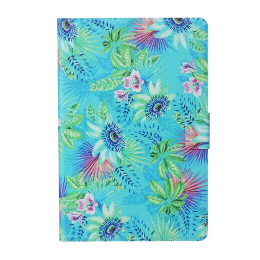 For 7 inch Tablet PC Universal Coloured Drawing Pattern Horizontal Flip Leather Case with Holder & Card Slot(Flowers) - 7 inch by buy2fix | Online Shopping UK | buy2fix