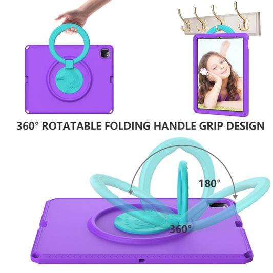 For iPad Pro 12.9 inch 2022/2021/2020/2018 EVA + PC Shockproof Tablet Case without Waterproof Frame(Purple) - iPad Pro 12.9 (2022/2021) Cases by buy2fix | Online Shopping UK | buy2fix